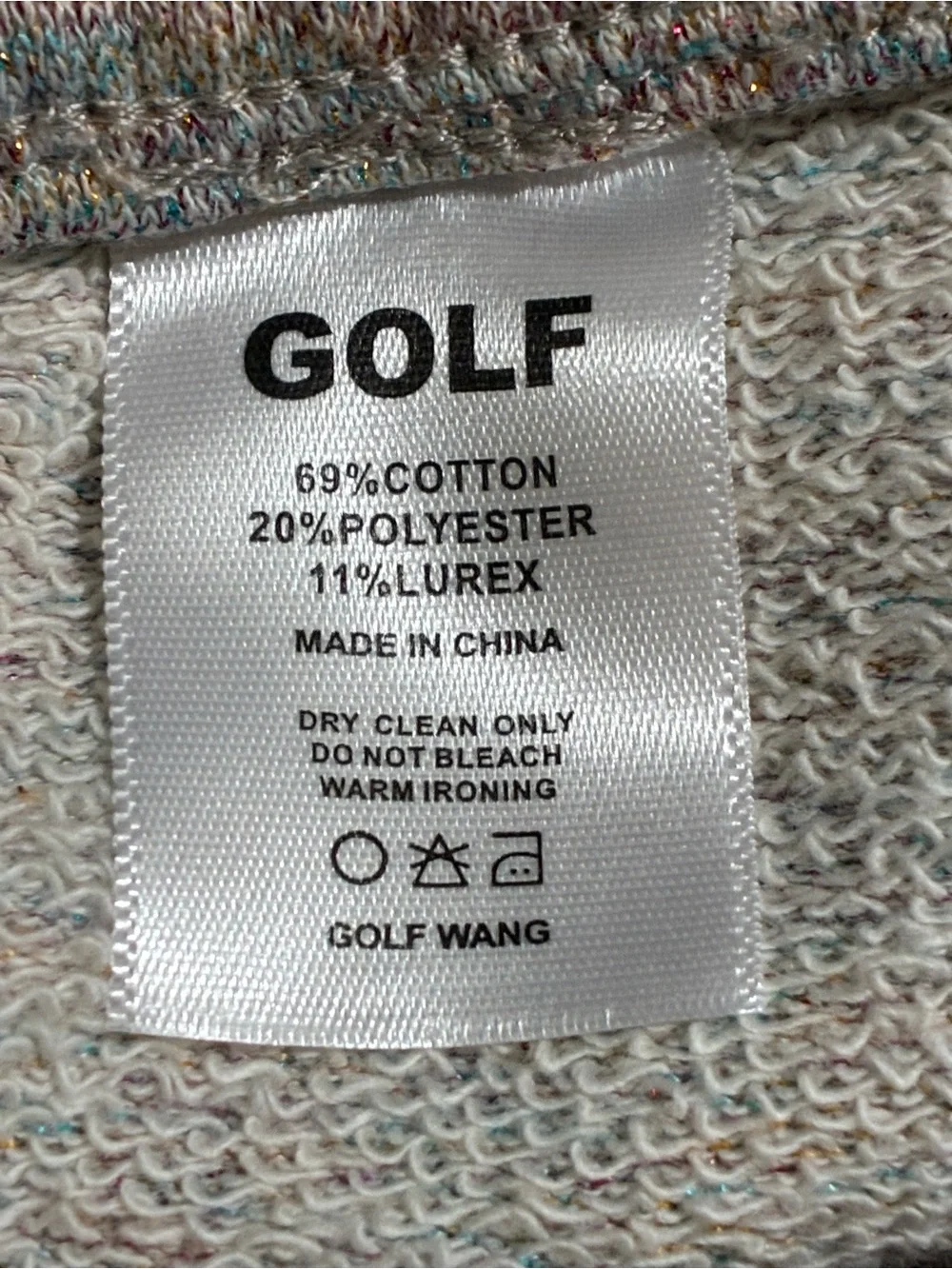 Golf Wang Multicolor Shiny French Terry Shorts